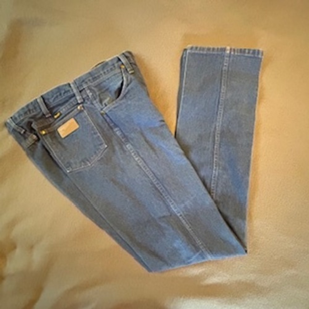 Wrangler 13MWZ Cowboy Cut Jeans Mens Blue Denim Rodeo 36x38